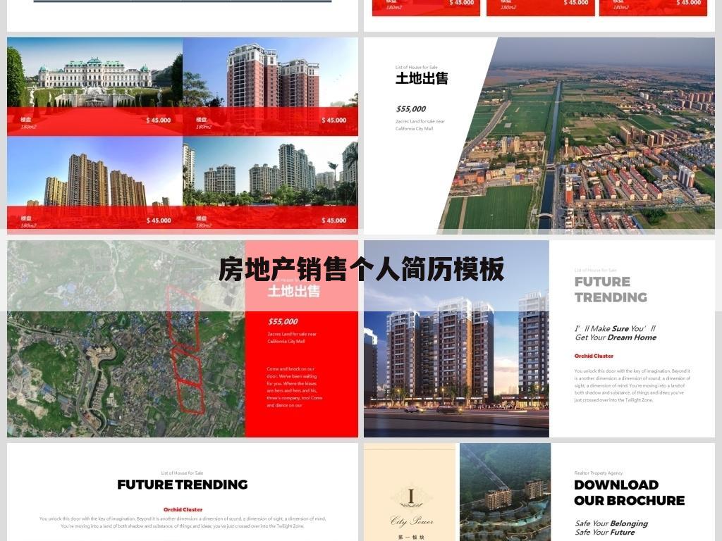 房地产销售个人简历模板