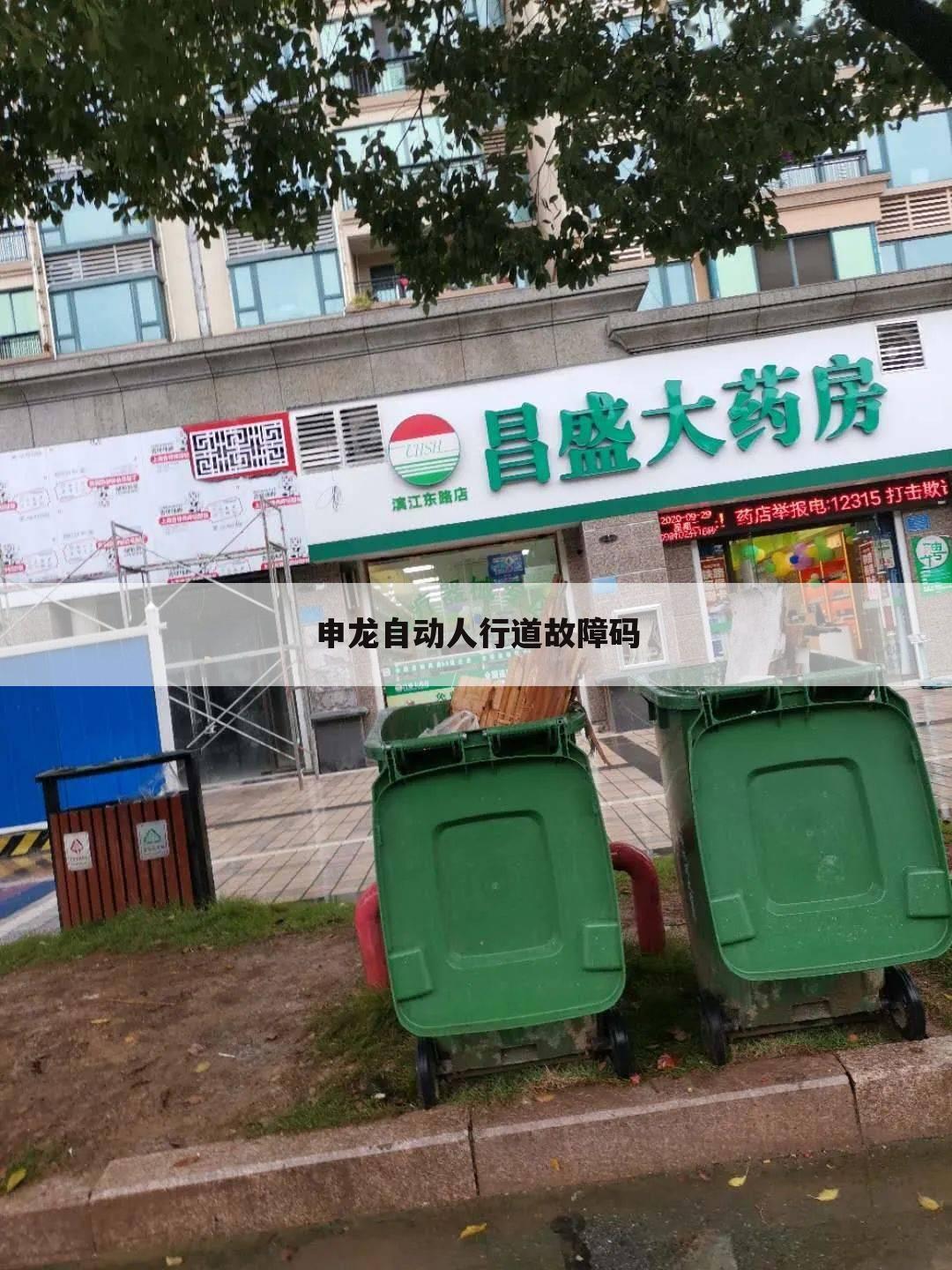 申龙自动人行道故障码