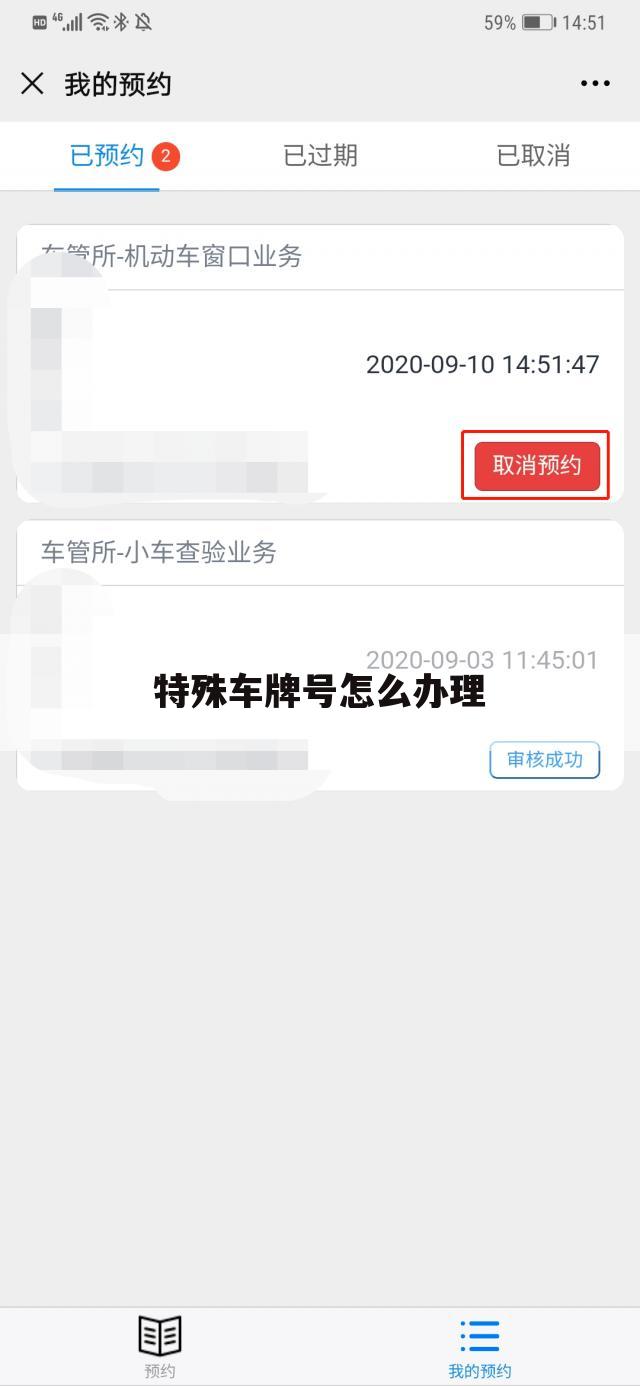 特殊车牌号怎么办理