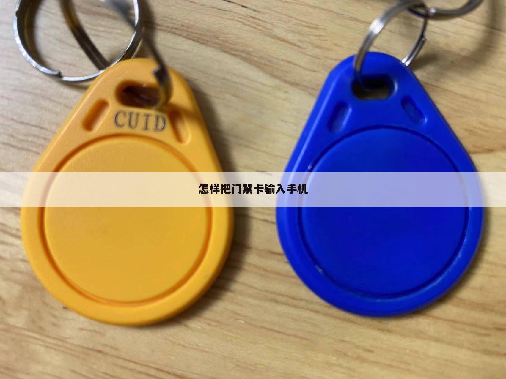 怎样把门禁卡输入手机