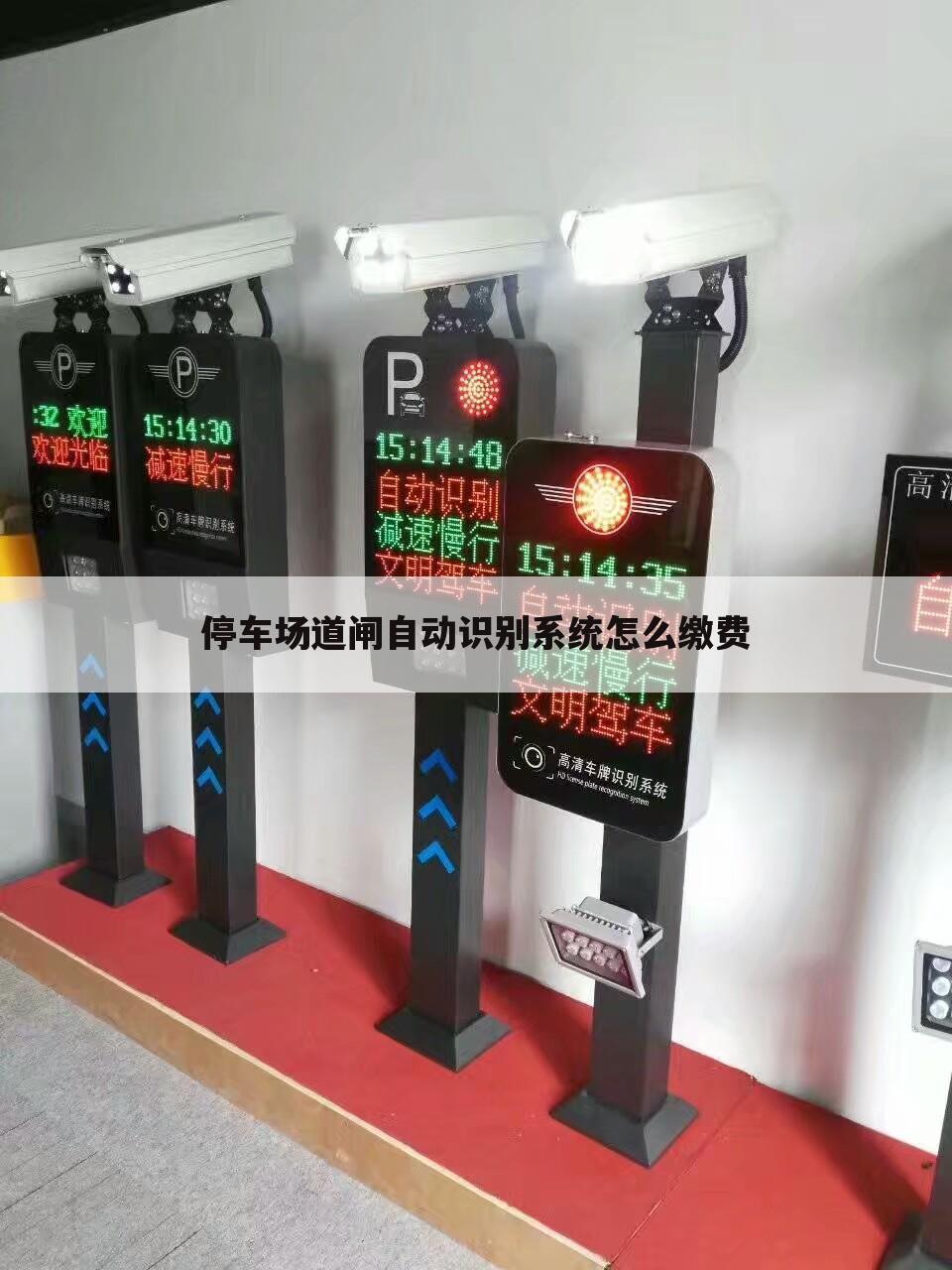 停车场道闸自动识别系统怎么缴费