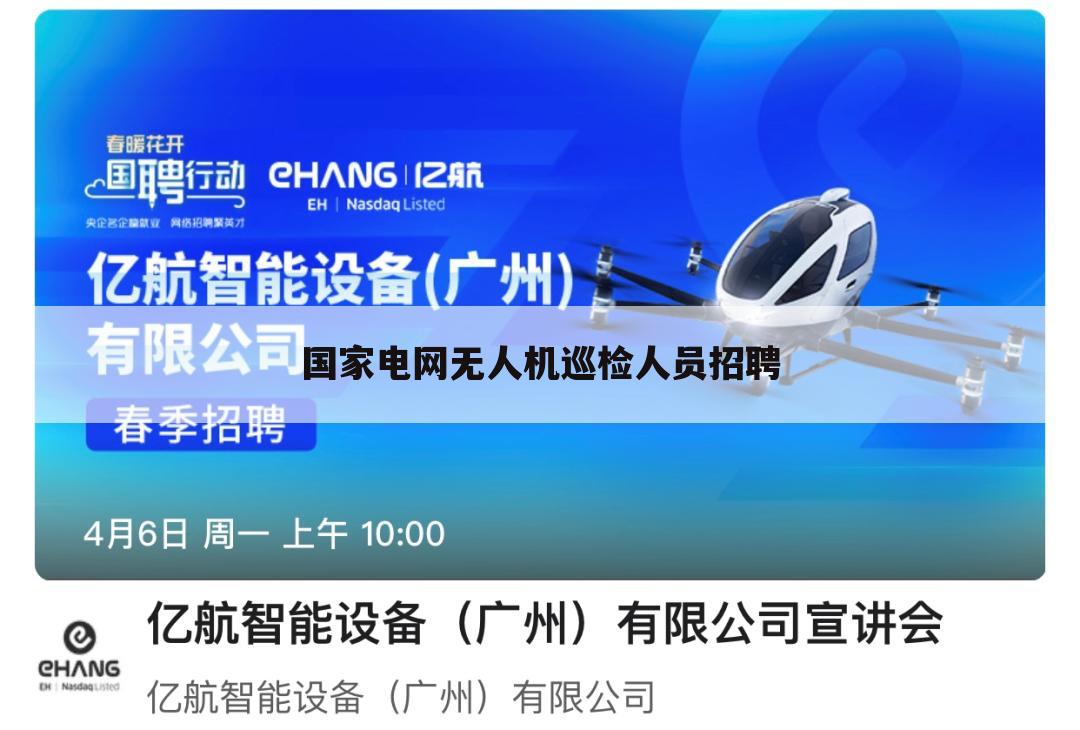 国家电网无人机巡检人员招聘