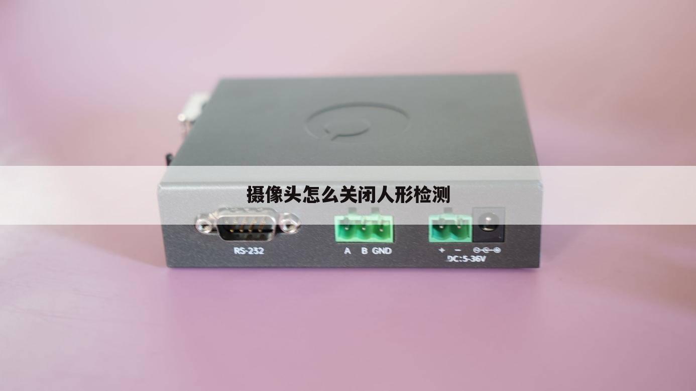 摄像头怎么关闭人形检测