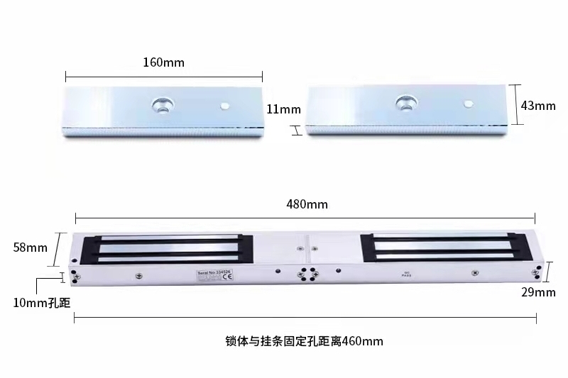 磁力锁尺寸详细，选门禁系统不再纠结